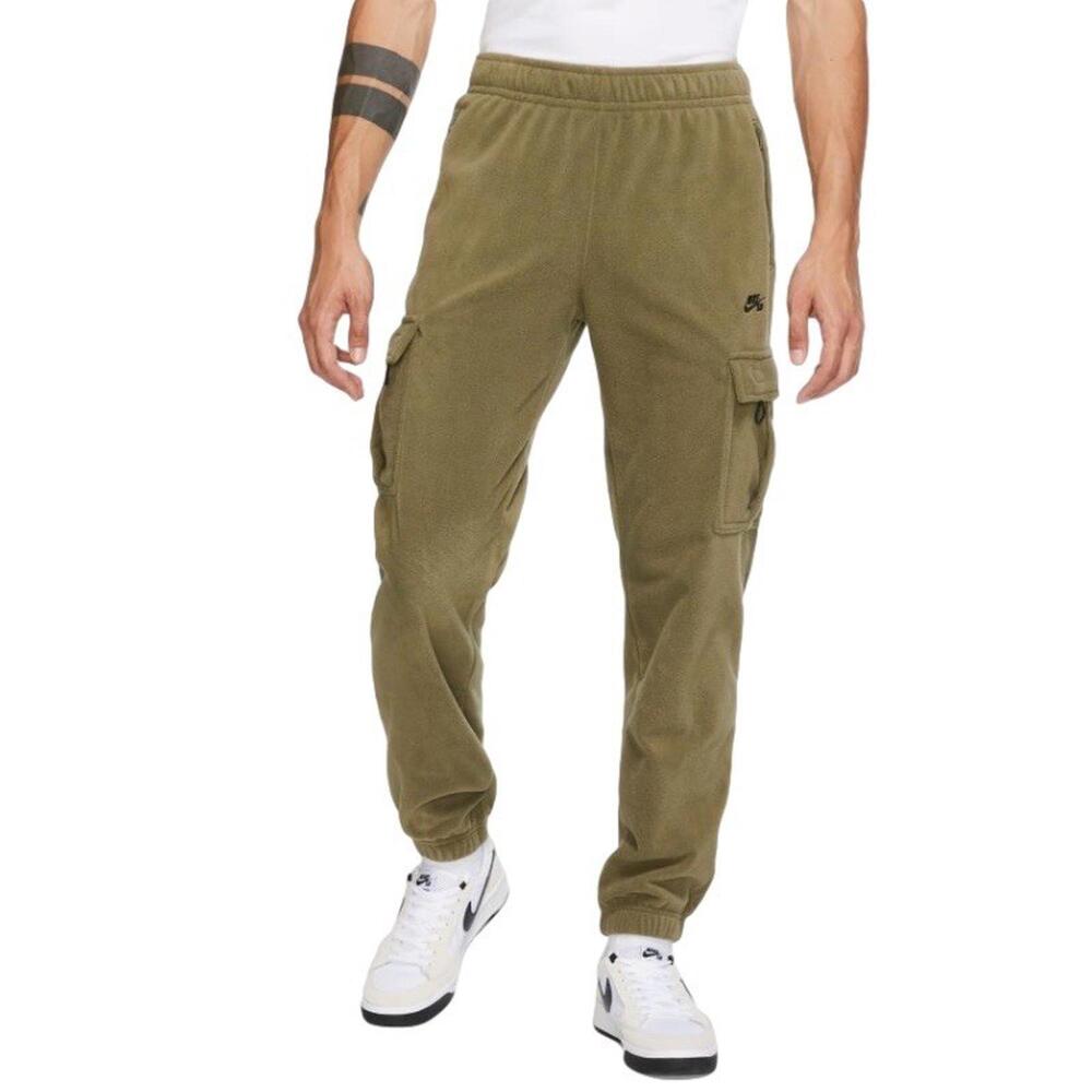 Nike SB Fleece Cargo Pants Army Green Size M Great Condition! Super Cozy!